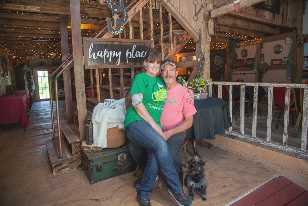 BARN BONDING: Laura and Randy Walden say their venue, The Clever Barn, is on pace to eclipse last year’s 65 events booked.